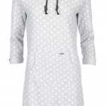 Šedé mikinové šaty s puntíky Ragwear Bess