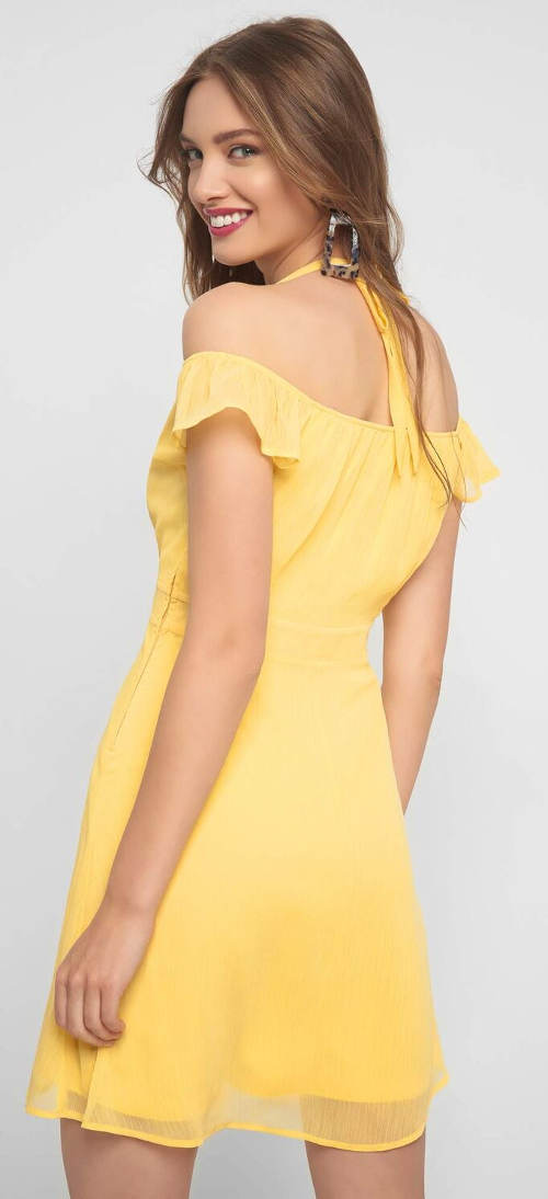 Žluté letní šaty