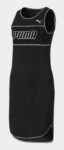 Černé tílkové sportovní dámské šaty Puma