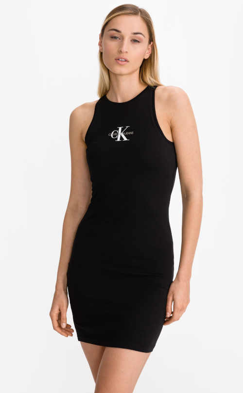 Šaty sportovního střihu Calvin Klein v krátké sexy délce