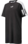 Krátké šaty Puma sportovního střihu v černo-bílé kombinaci