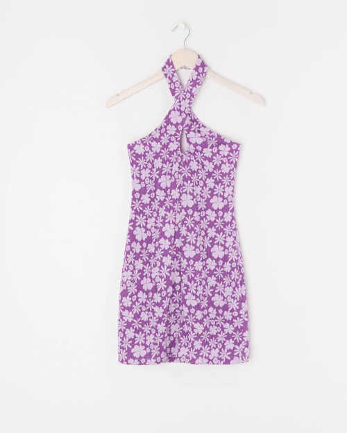 letní žerzejové mini šaty