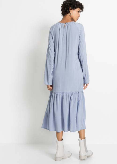 dámské moderní světle modré šaty