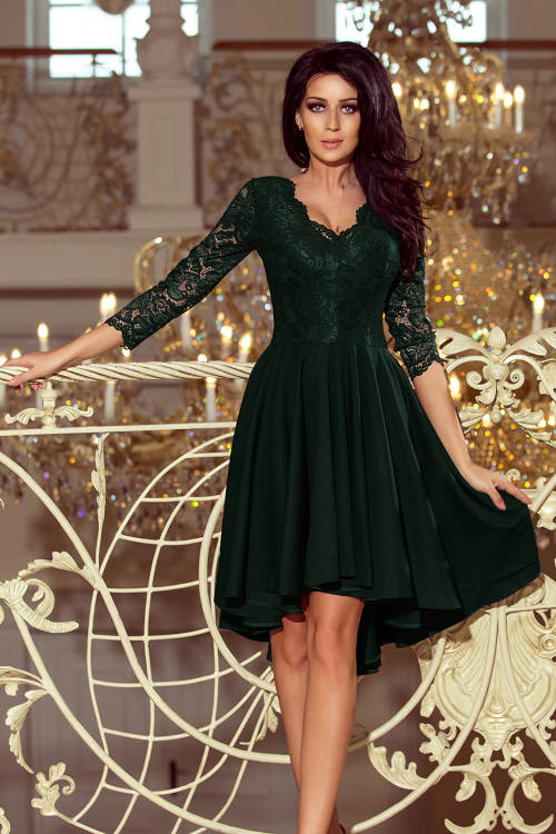 zelené dámské elegantní šaty